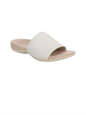 Vionic Newest Cream Slide Comfy Summer  Sandals Arch Support Flats